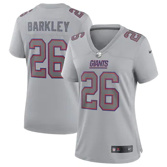 womens nike saquon barkley gray new york giants atmosphere 